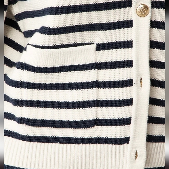 NWT J. Crew Relaxed Emelie Lady jacket In Stripe Size medium - Picture 3 of 9